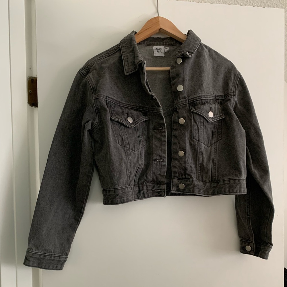 Princess Polly cropped denim jacket
